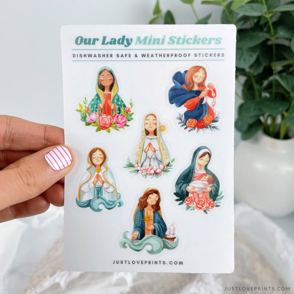 Our Lady Mini Stickers