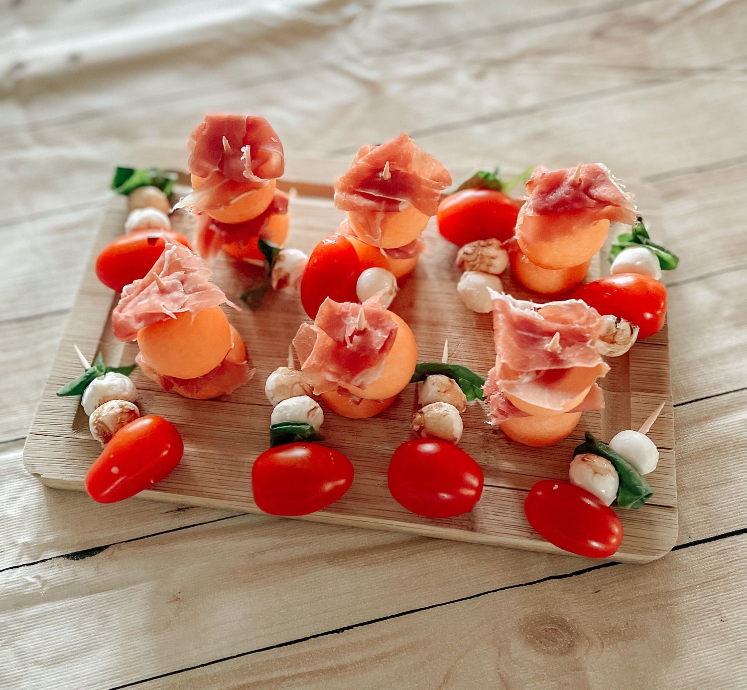 Melon &amp; Prosciutto Skewers - March 19 - St. Joseph