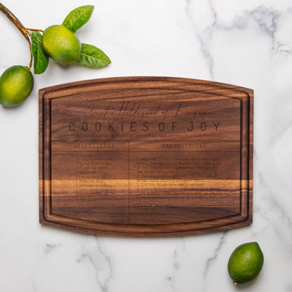 St. Hildegard Cutting Board with Groove - 12&quot; x 9&quot;