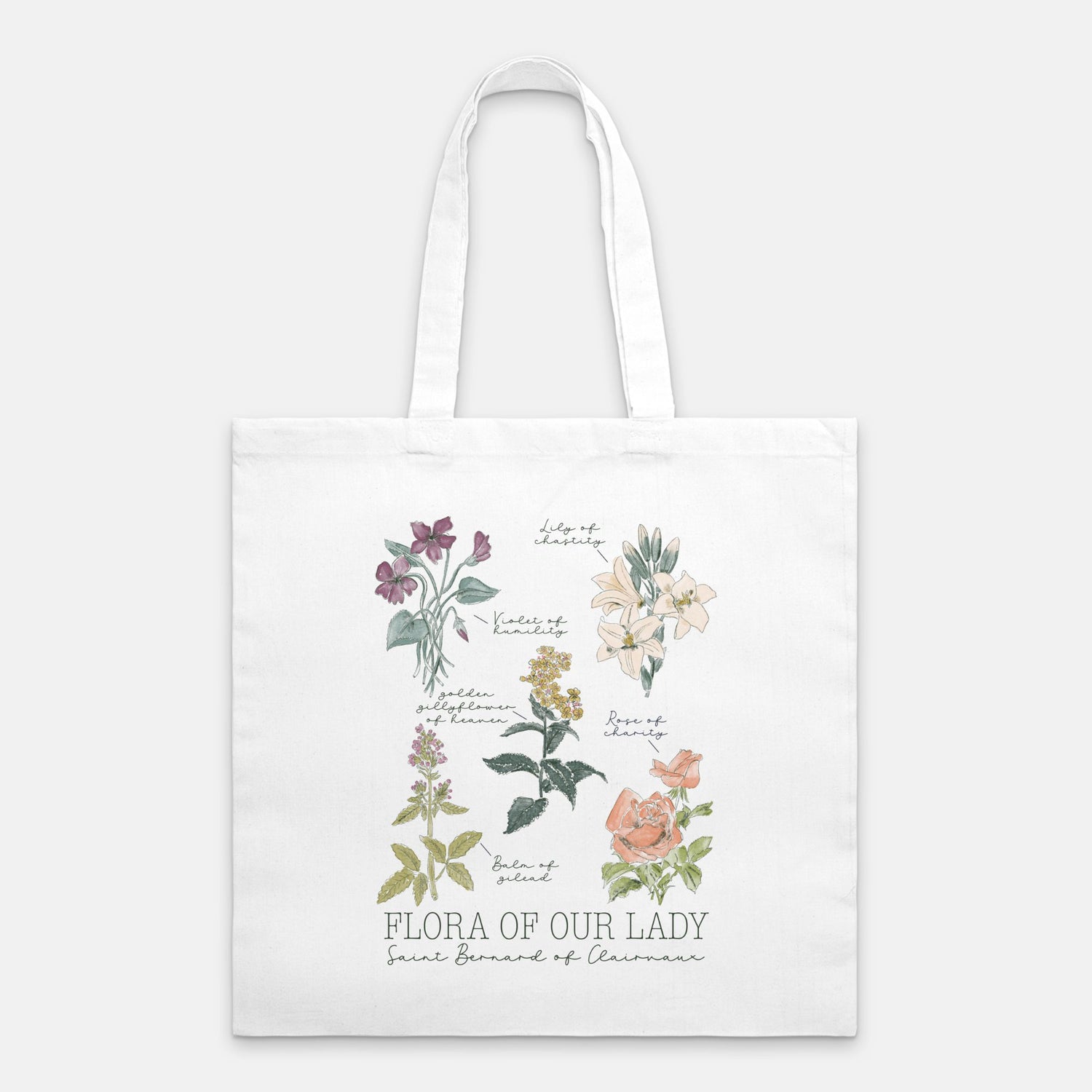 Flora of Our Lady Tote Bag