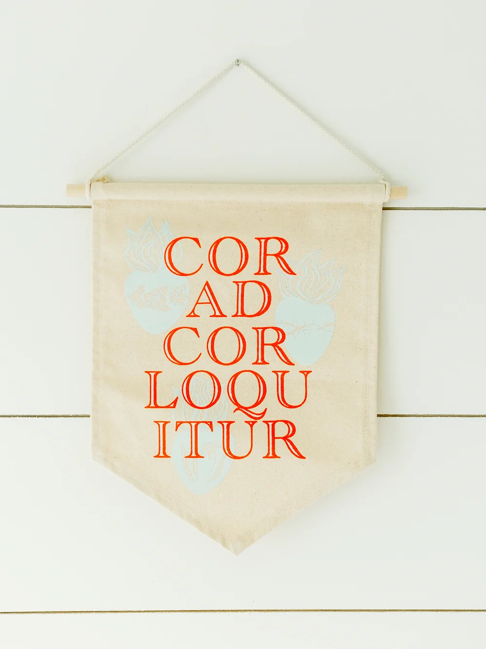 Cor ad Cor Canvas Banner