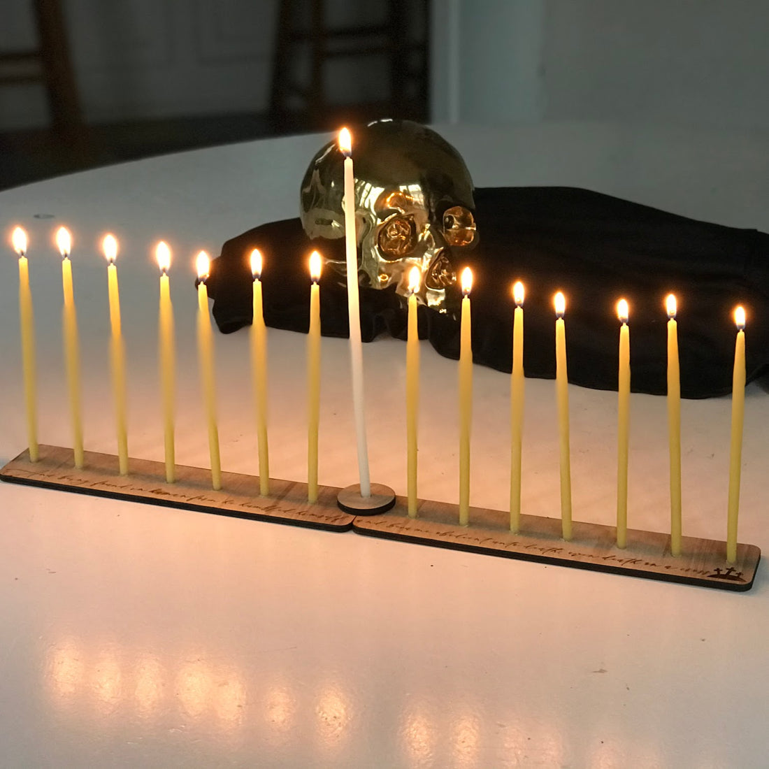 Simple Tenebrae Hearse Candle Holder