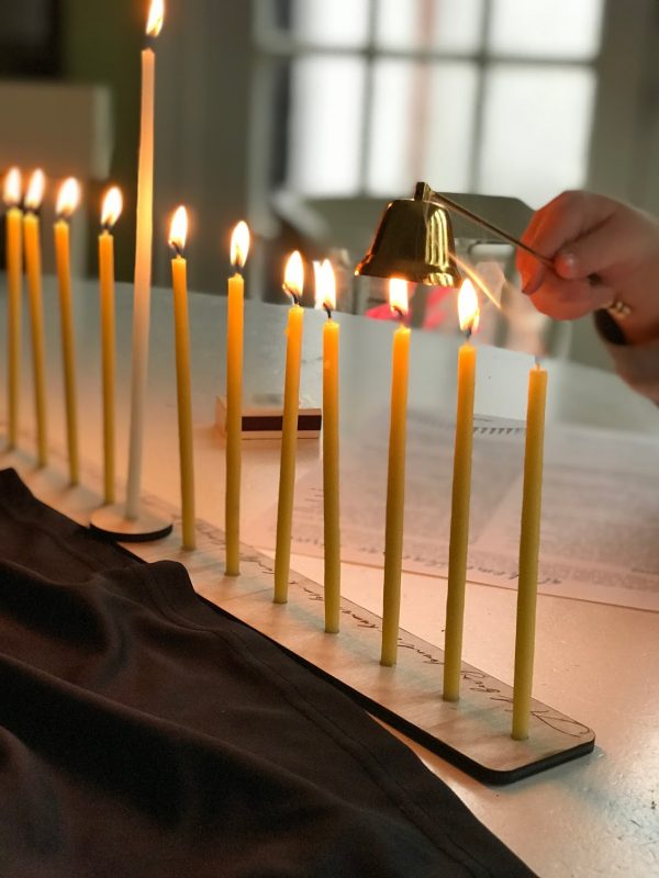 Simple Tenebrae Hearse Candle Holder