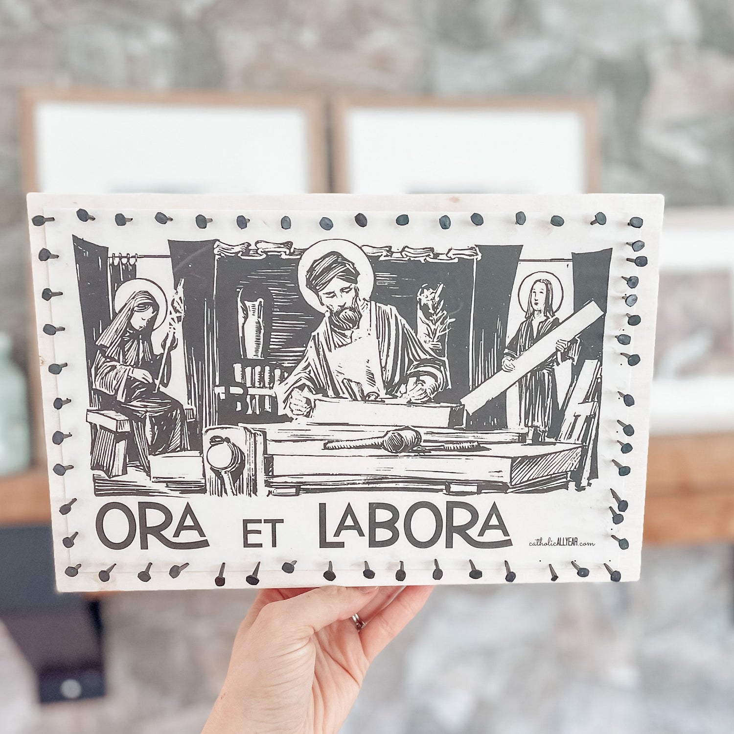 Ora et Labora Plaque DIY Kit