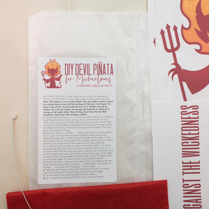 Michaelmas DIY Devil Piñata Kit