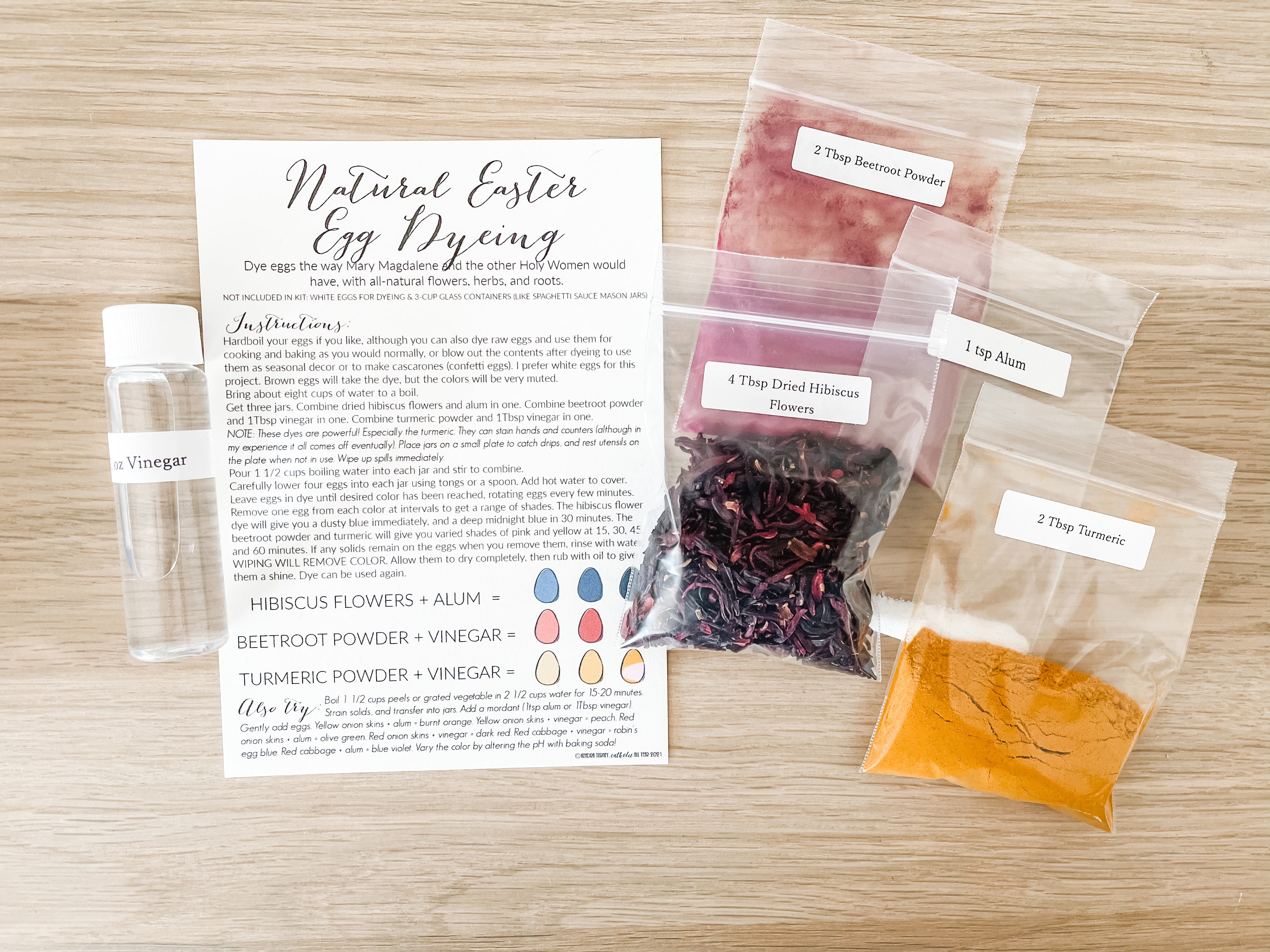 All-Natural Egg Dye Kit