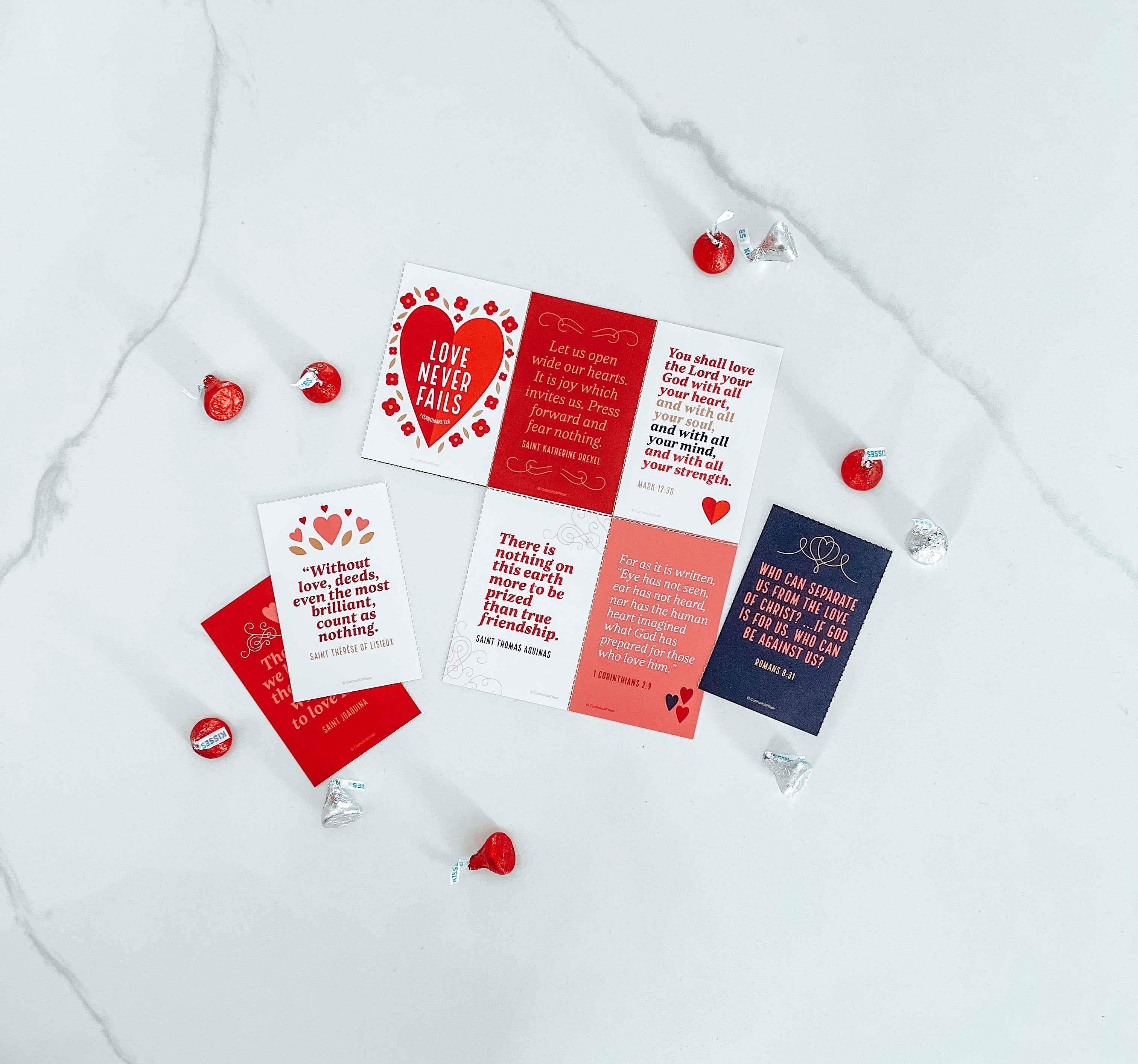 Tear-Off Valentines Day Cards (Set of 8) - DIGITAL