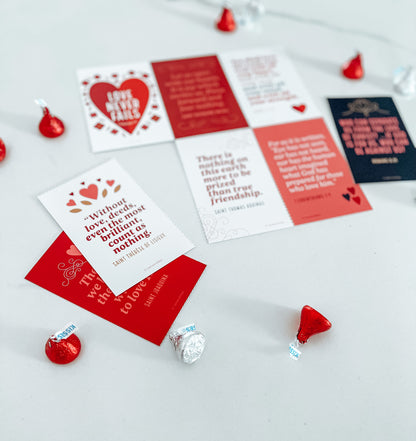 Tear-Off Valentines Day Cards (Set of 8) - DIGITAL