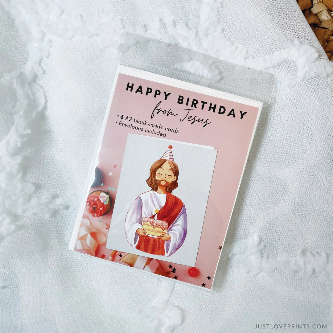 Happy Birthday from Jesus Greeting Cards