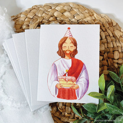 Happy Birthday from Jesus Greeting Cards