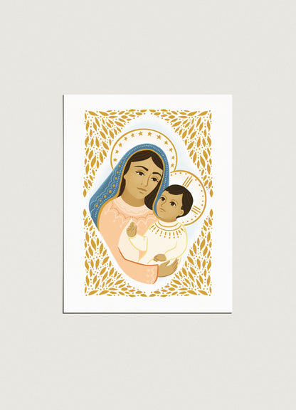 Mary &amp; Jesus 8x10 Print