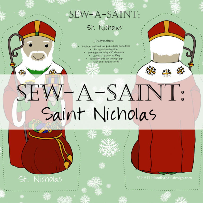 Sew-a-Saint: St. Nicholas (Fabric)
