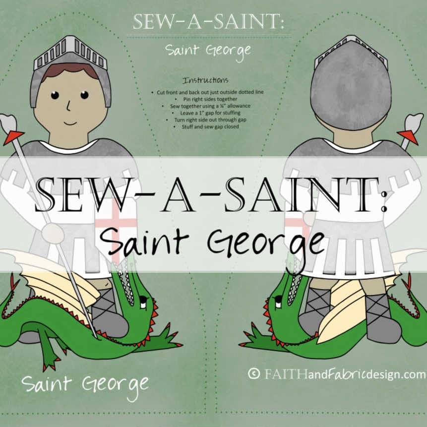 Sew-a-Saint: St. George (Fabric)