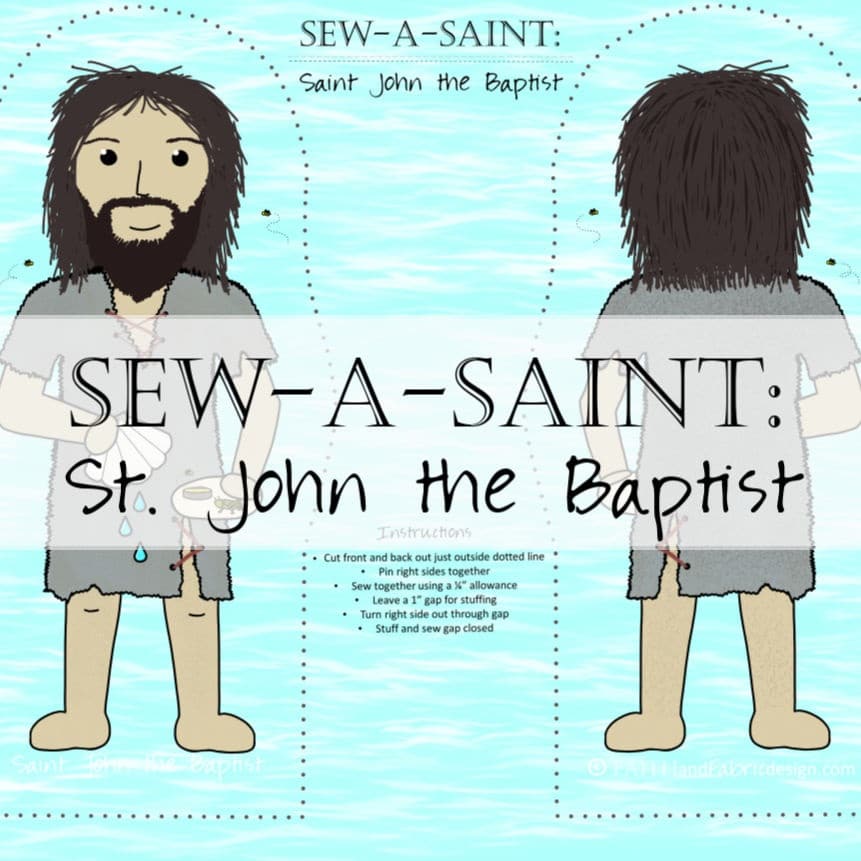 Sew-a-Saint: St. John the Baptist (Fabric)