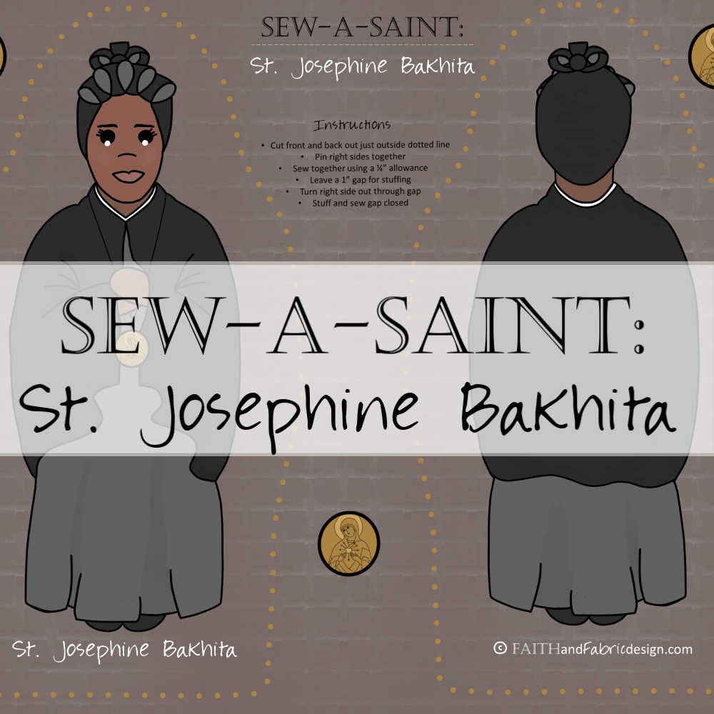 Sew-a-Saint: St. Josephine Bakhita (Fabric)