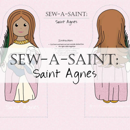 Sew-a-Saint: St. Agnes (Fabric)