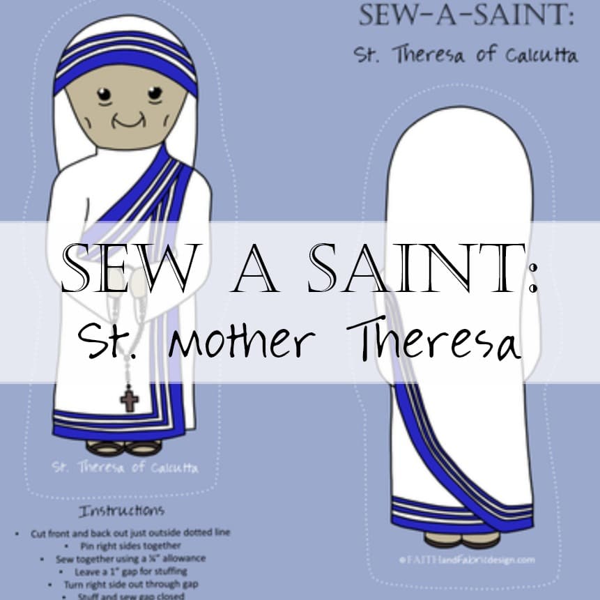 Sew-a-Saint: St. Teresa of Calcutta (Fabric)