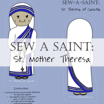 Sew-a-Saint: St. Teresa of Calcutta (Fabric)