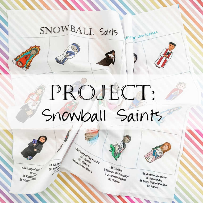 Snowball Saints Fabric Panel