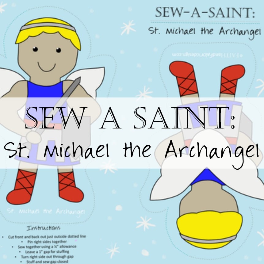 Sew-a-Saint: St. Michael (Fabric)