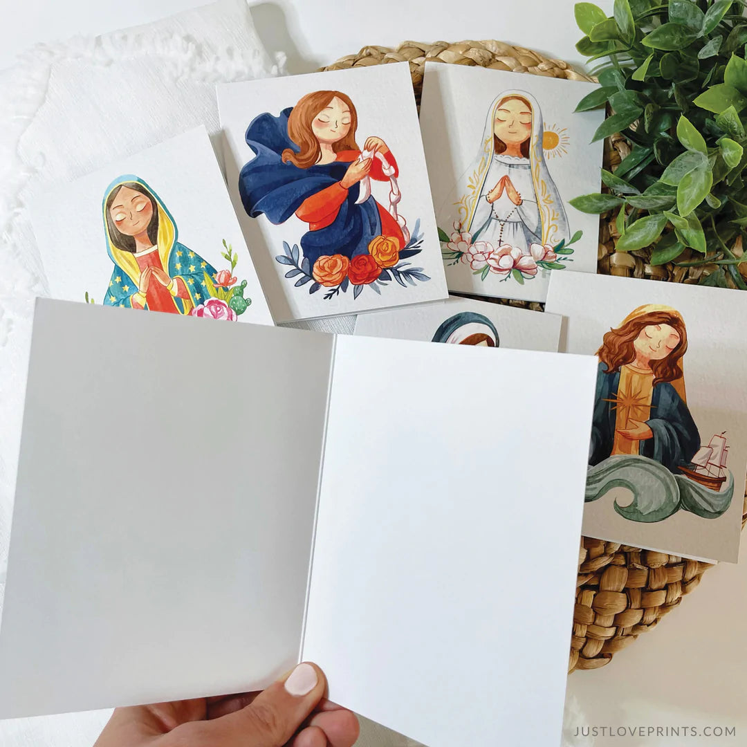 Our Lady Greeting Cards - Just Love Prints