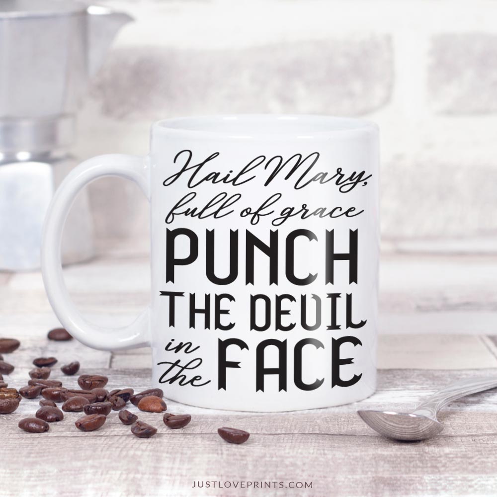 Punch the Devil Mug